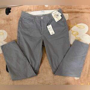 Gray Slim Fit Pants